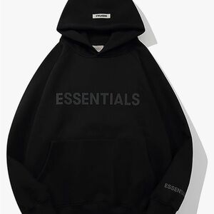 Essentials Black Hoodie